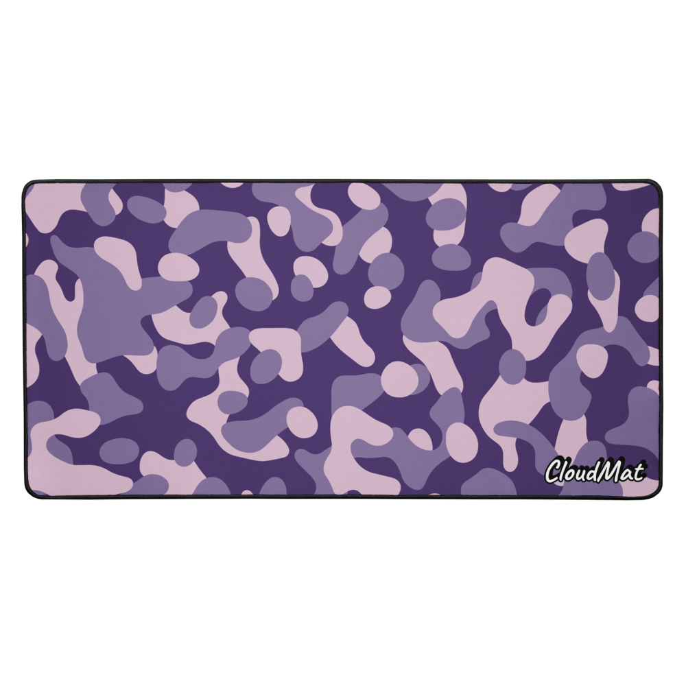 Cloudmat Violet Camo Deskmat