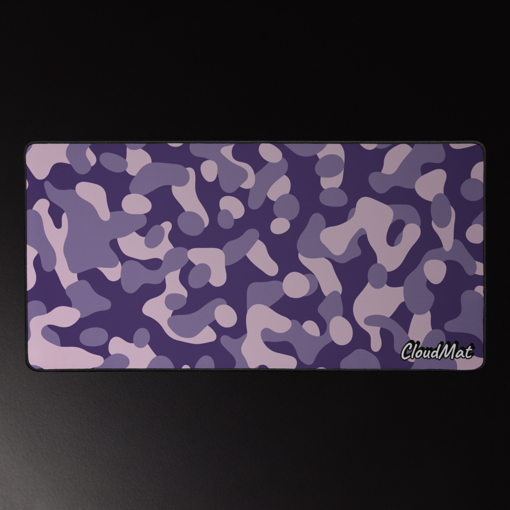 Cloudmat Violet Camo Deskmat