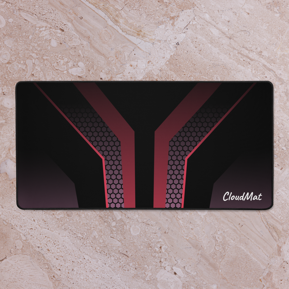 Cloudmat Crimson Core Deskmat
