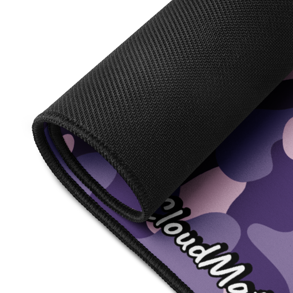 Cloudmat Violet Camo Deskmat
