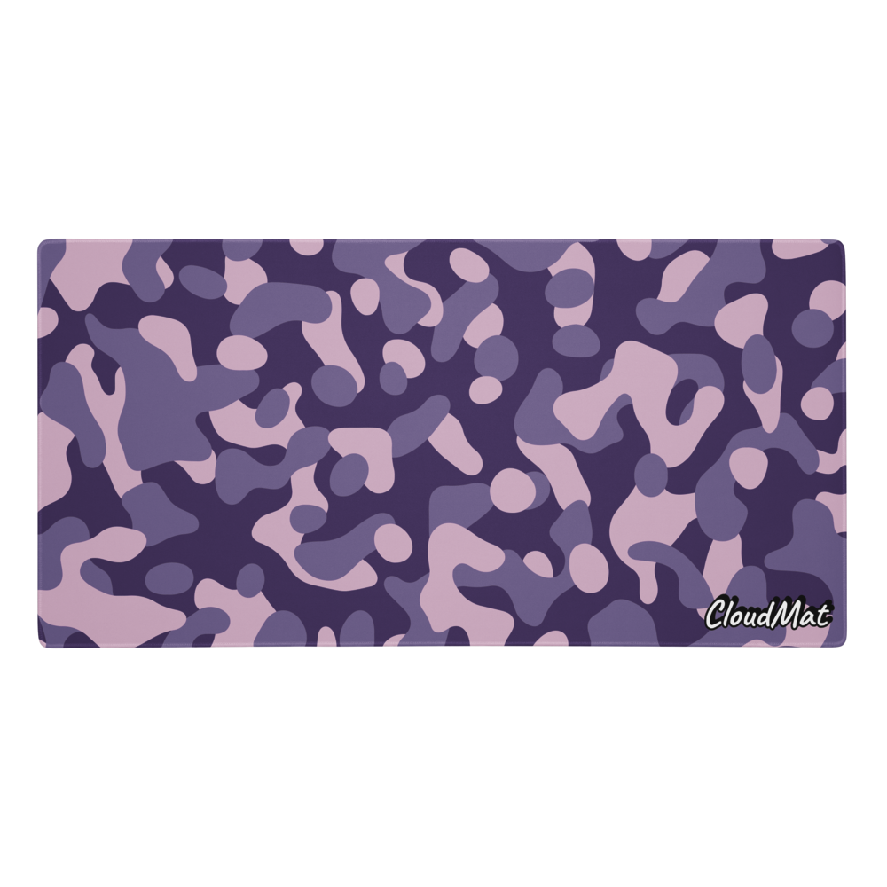 Cloudmat Violet Camo Mousepad
