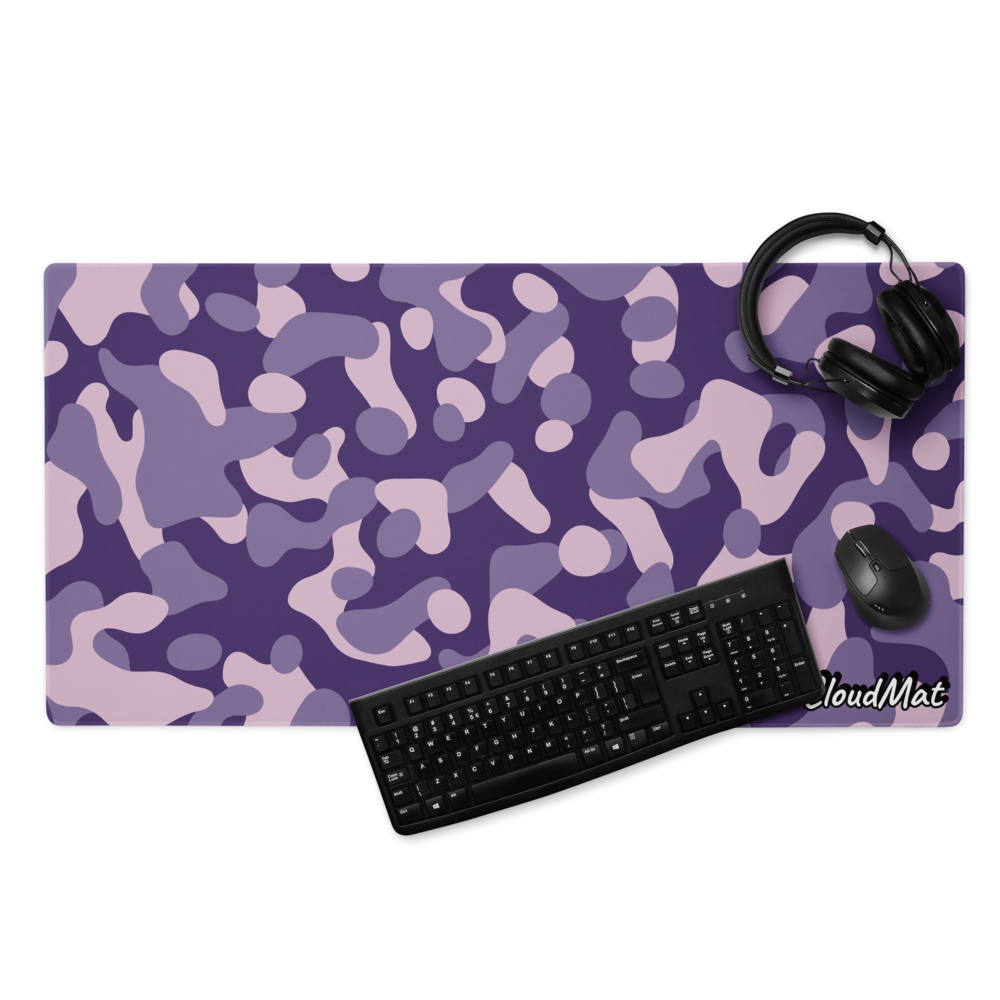 Cloudmat Violet Camo Mousepad