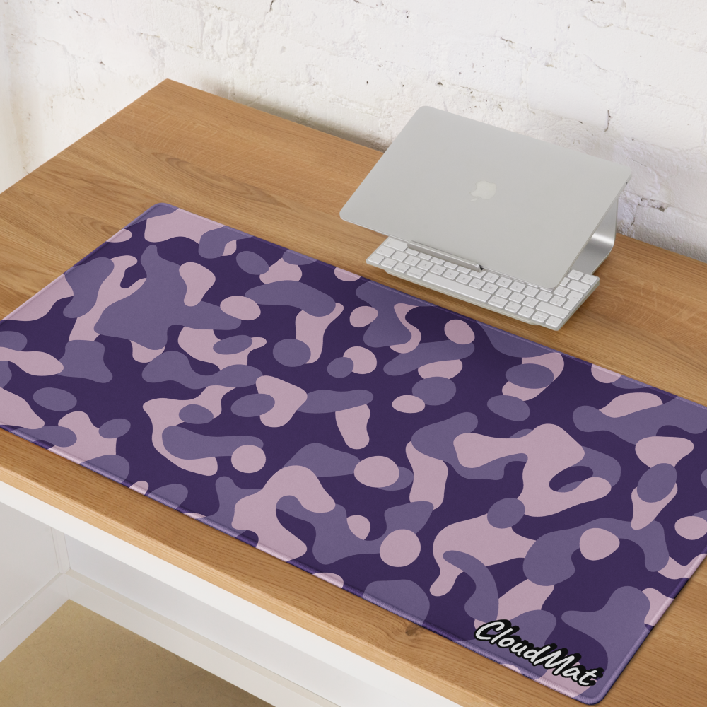 Cloudmat Violet Camo Mousepad