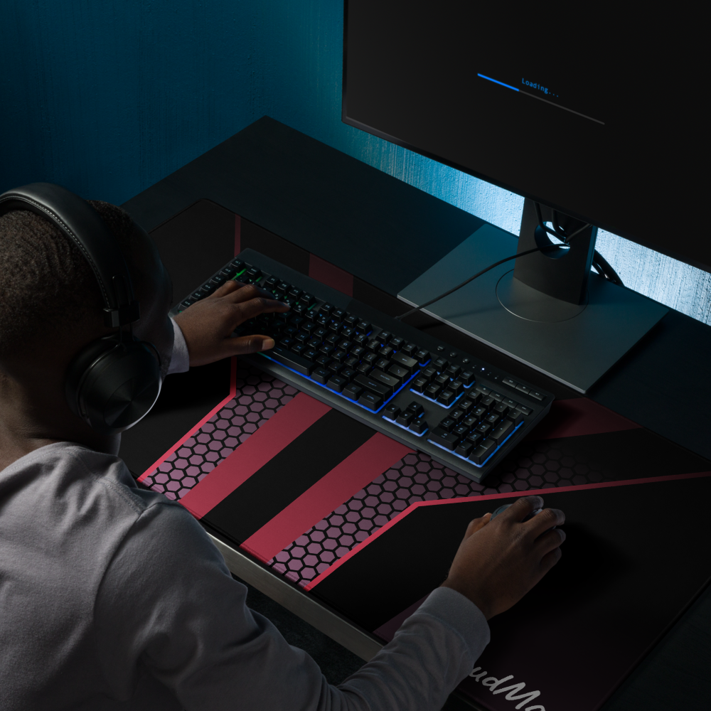 Cloudmat Crimson Core Mousepad